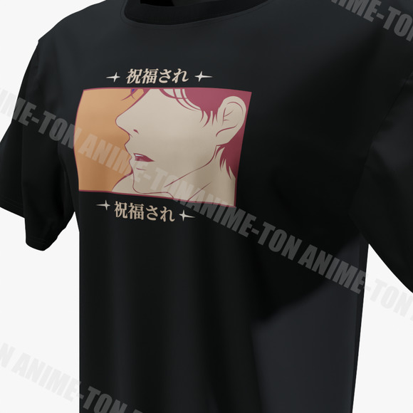 "Blessed Blessed" Anime Tshirt - Picture 4 of 5